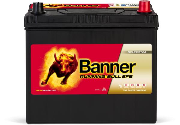 Marinebatteri, Banner batteri, Banner Running Bull