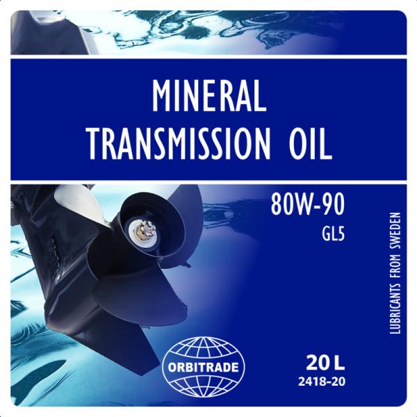 Orbitrade Gearolie mineralsk 80W-90 20L