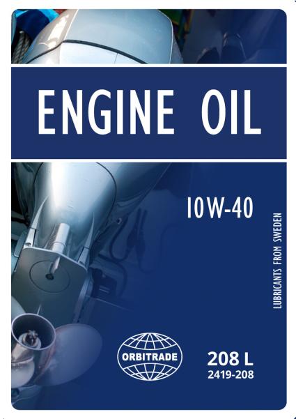 Orbitrade Motorolie  Halvsyntetisk 10W-40 1L