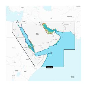 Golfen og det Røde Hav – Søkort