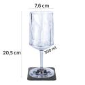 Silwy plastic vinglas + magnetiske nano gel pads 2 pk