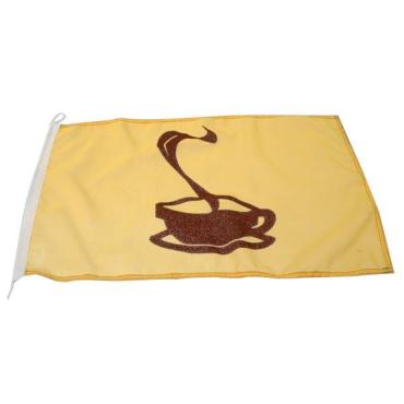 1852 Humør-flag kaffe-flag 30x45cm