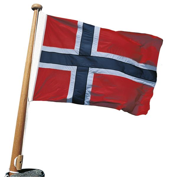 Adela Norsk yachtflag længde 90cm til flagspil 120cm L