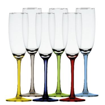 MB Party Champagne glas 22cm 170 ml 6 stk
