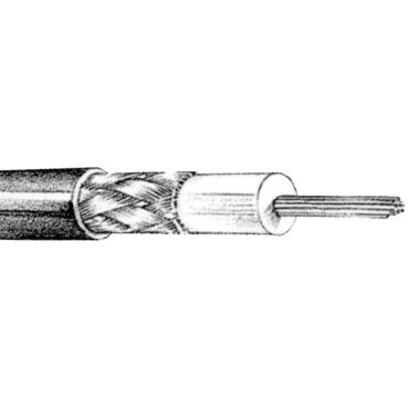 1852 VHF kabel RG58 hvid 6mm, 100m