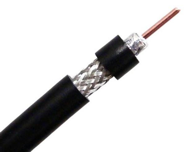 1852 VHF kabel RG58 super low loss, sort 6mm, 100m