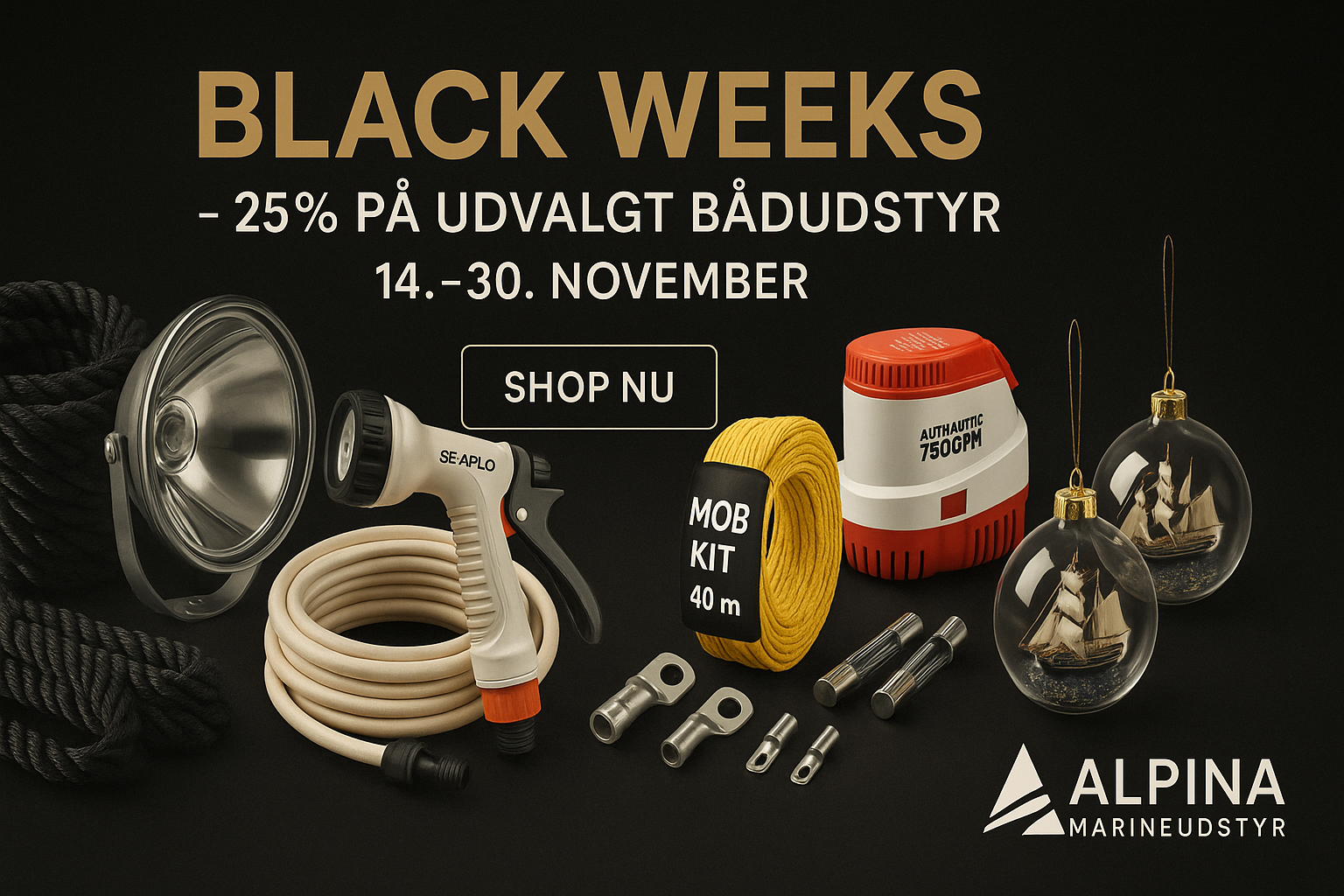 Black weeks - kampagne på bådudstyr