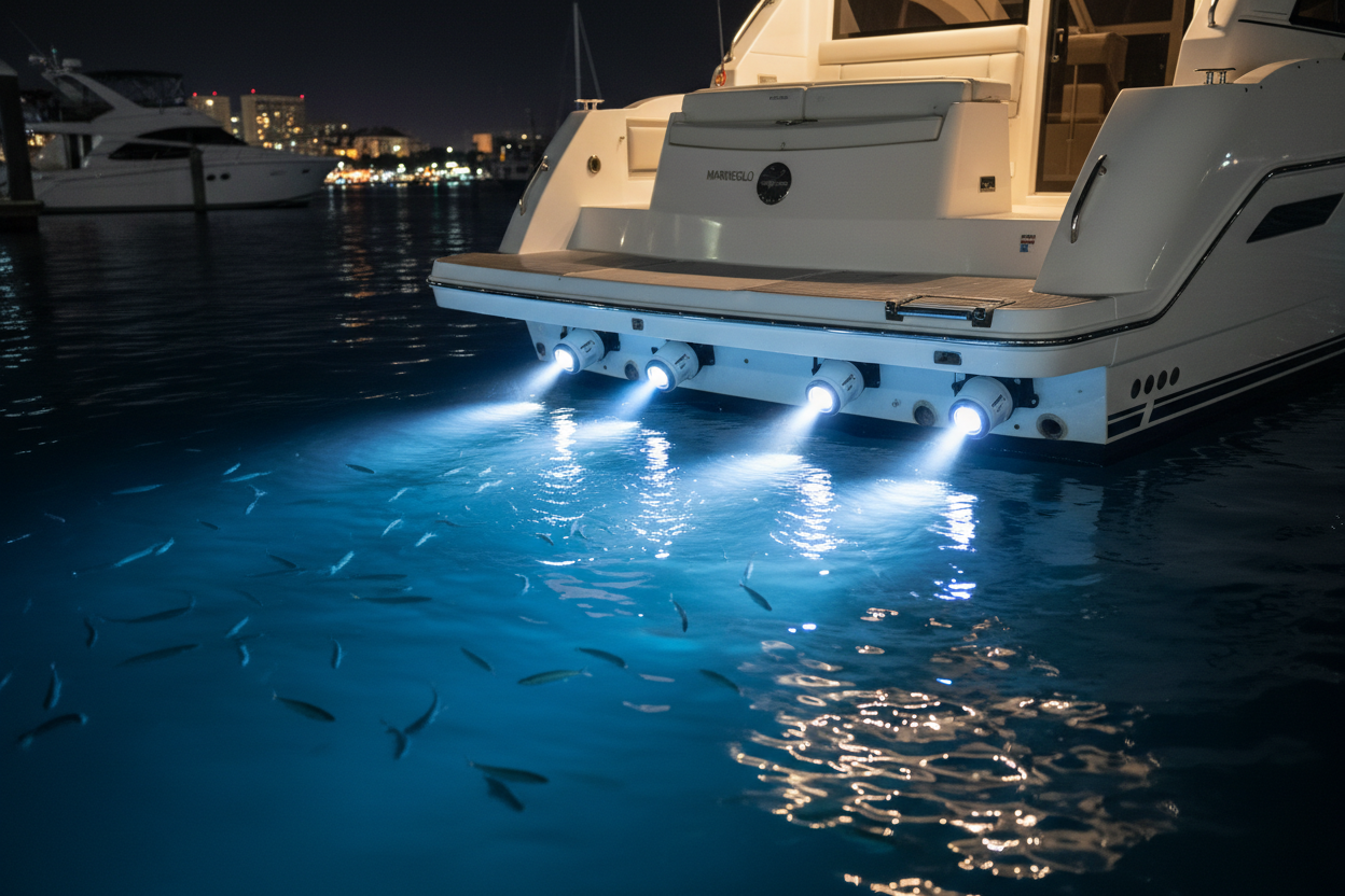 LED lys, undervandslys og bådbelysning