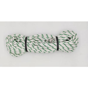 Liros fald m/svirvelhage 12mm x 45 mtr  hvid/grøn