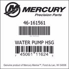 Mercury Marine øvre vandpumpehus 46-161561