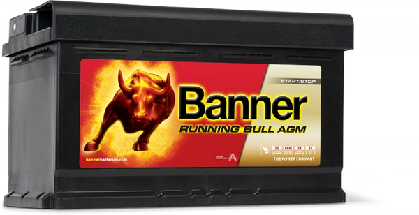 Banner Running Bull AGM batteri - 80 ah