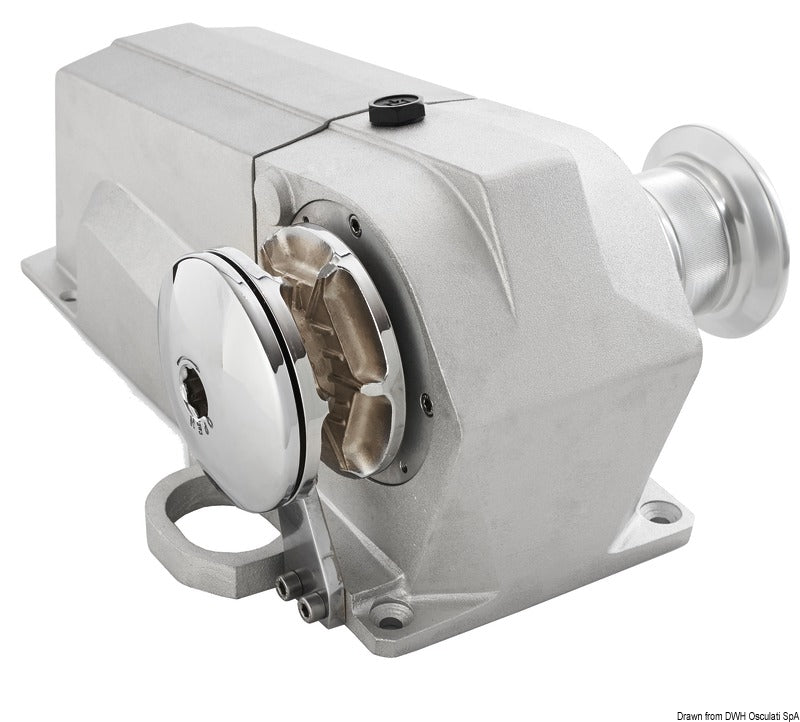 Italwinch Devon horisontalt elektrisk ankerspil med kædehjul og spilkop 24 V 1500 W, 10 mm
