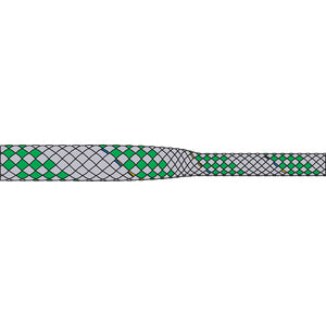 Liros Taper Pro 11 mm silbergrau-grün 35 m