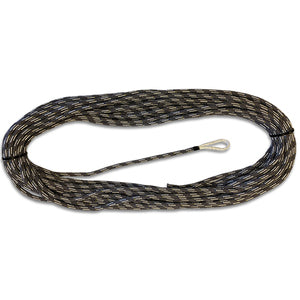 Liros Dyneema halyard w/loop 12mm x 45 mtr grey/white