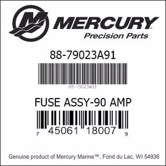 Quicksilver/Mercury FUSE ASSY-90 AMP - P/N: 88-79023A91