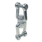 Svirvel rustfri 8 mm gaffel/gaffel m/umbracobolt L 88 mm