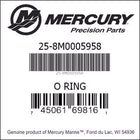 Mercury Marine O-ring til termostathus – 25-8M0005958