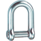 Sjækel D rustfri m/umbrakobolt Ø5 mm 19x10 mm 2 stk.