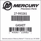 Mercury Marine vandpumpepakning 27-993261
