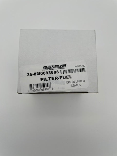 Quicksilver vandudskillende brændstoffilter 35-8M0093688 til MerCruiser Gen III Cool Fuel