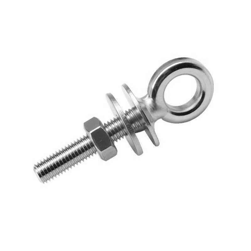 Blue Wave øjebolt AISI 316 M8 x 100 mm øje Ø14 brud 2400 kg