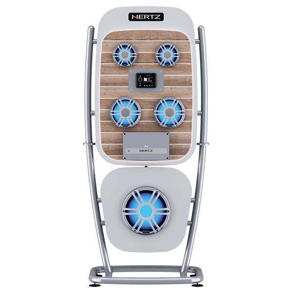 HERTZ display, komplet med sortiment af produkter