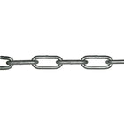 Langleddet kæde galvaniseret 8mm DIN 763 10m