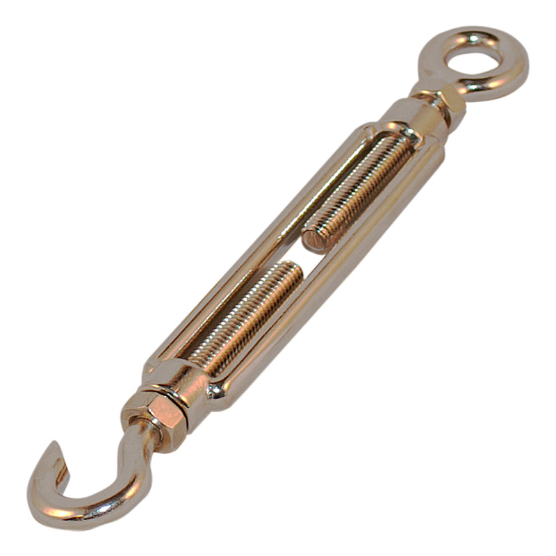 Bardunstrammer øje/krog rustfri 5 mm 108-163 mm