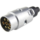 Heavy duty zinc trailer connector male 7-pin 12v