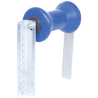 Kielrolle blau mit Halterung ohne U-Bügel