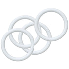 Gummiring til kaleche hvid indv. Ø47mm, tykkelse Ø7mm 4-pak