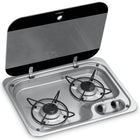 Dometic Kogeblus HSG 2335 med glas låg og 2 brænder
