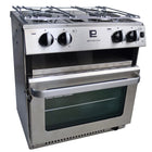 Neptune 4500 gas stove with oven, 2 burners, grill and electric ignition