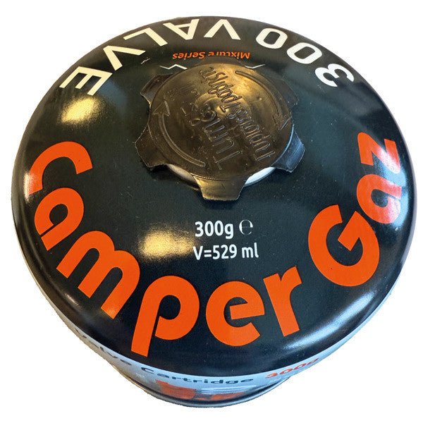 Camper Gas 300 gr. valve 7/16 NS EN 417
