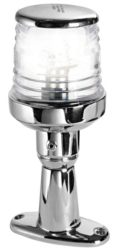Classic 360° ankerlanterne med LED og base i rustfrit stål