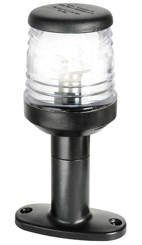 Classic 360° LED-ankerlanterne med fod – sort polykarbonat