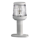 Classic 360° ankerlanterne med halogenpære og forhøjet hvid sokkel, 12 V 10 W