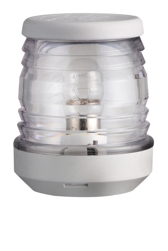 Classic 360° ankerlanterne – hvid – halogenpære 12 V 10 W – uden rørstuds