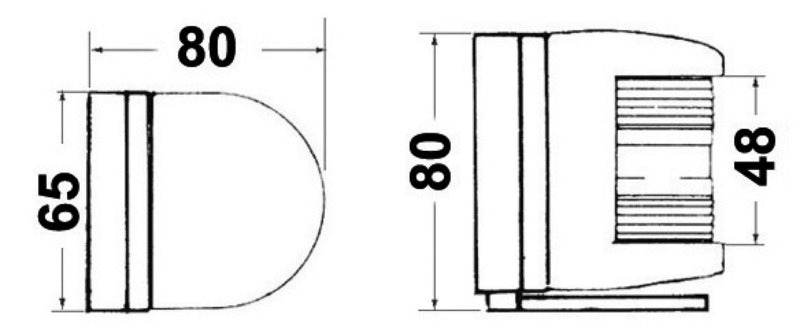 Festoonpære LED 12 V 1,4 W, 39 mm, 2 stk.