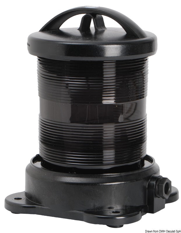 Ankerlanterne hvid 360° med rund base