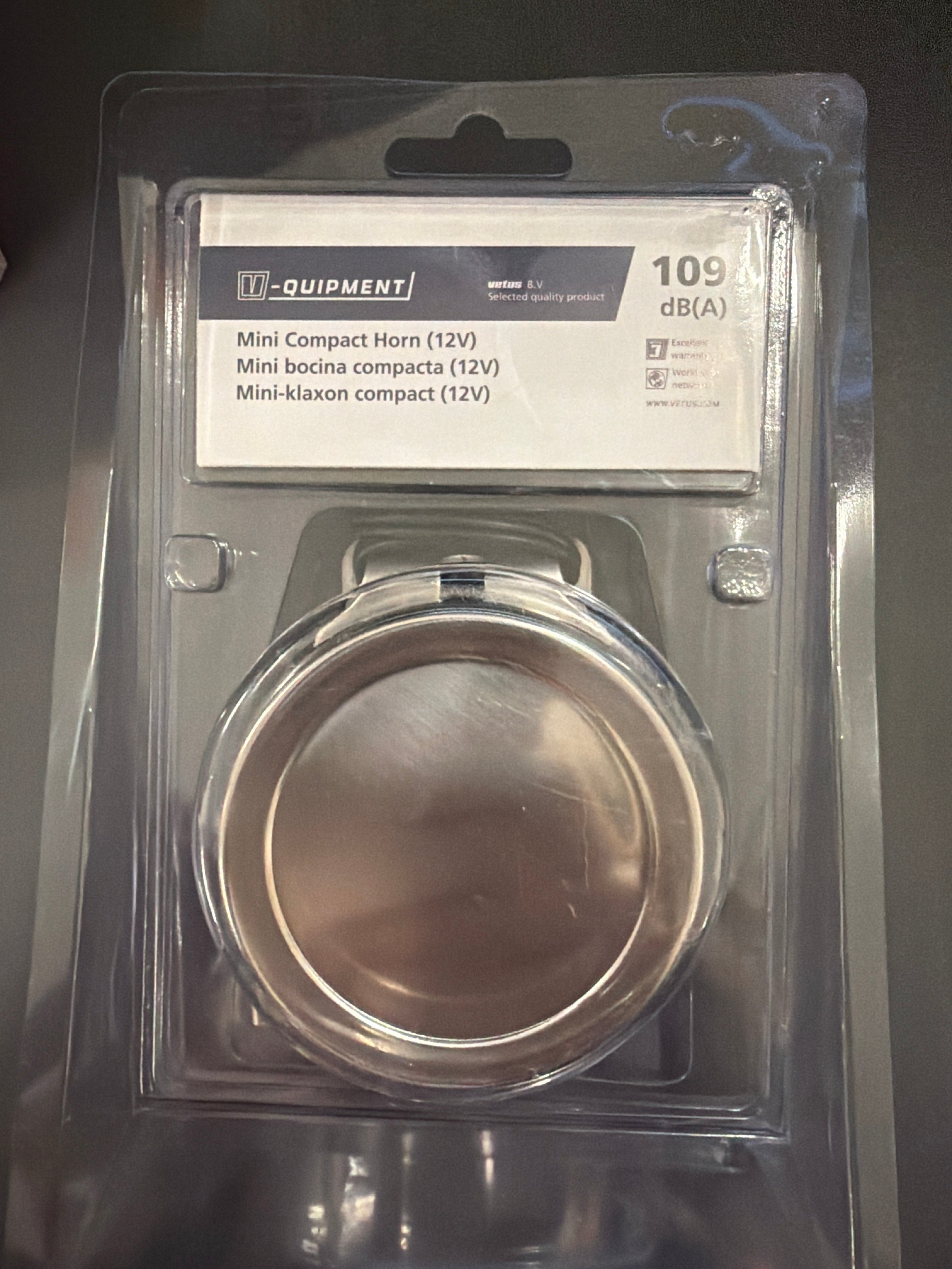 Vetus V-Quipment Mini Compact Horn 12 V – 109 dB, lav tone