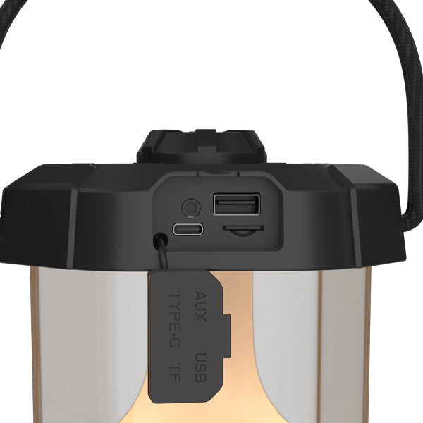 1852 Table lamp w/bluetooth speaker, IPX6 waterproof