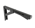 Roca shelf bracket foldable black 165x307mm AISI304