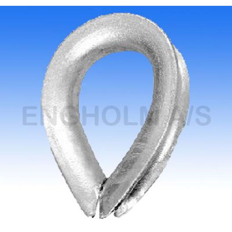 Engholm kovs varmgalvaniseret til wire 6 mm, L 38 mm
