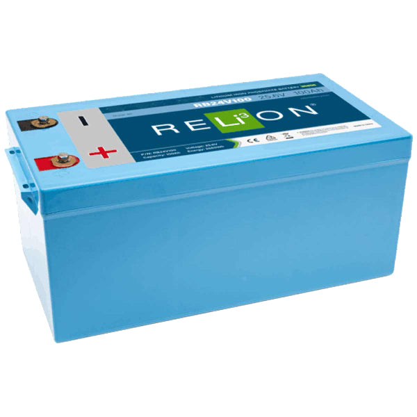 RELiON 25.6V 100Ah RB24V100 LiFePO4 Battery