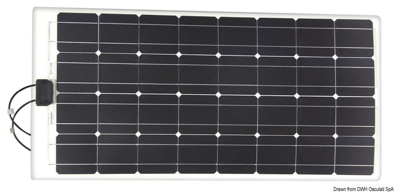 Enecom fleksibelt solpanel 100Wp 1231x536 mm