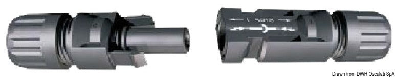 Connectors IP67 M + F Osculati til solpaneler