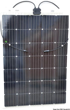 Fleksibelt solpanel ENECOM 165 Wp, 12 V, 1352 × 660 mm