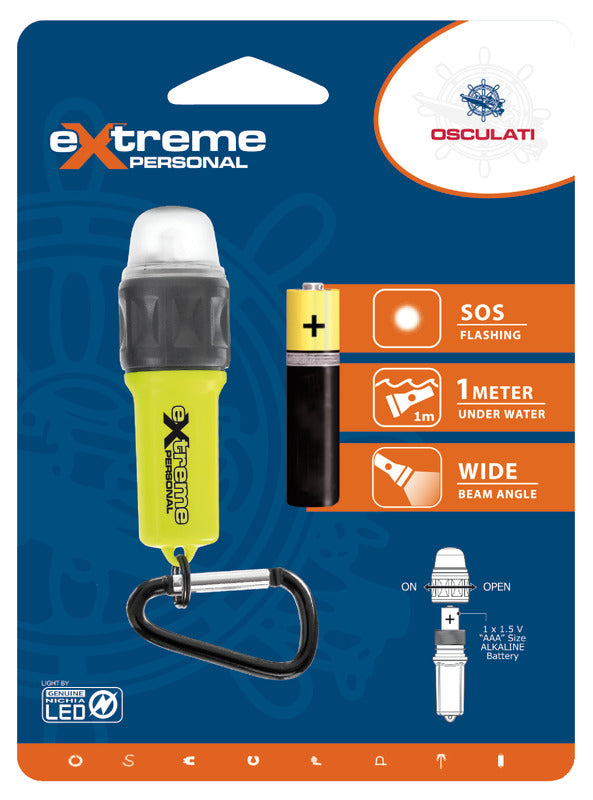 Extreme Personale nød LED mini-lommelygte Osculati