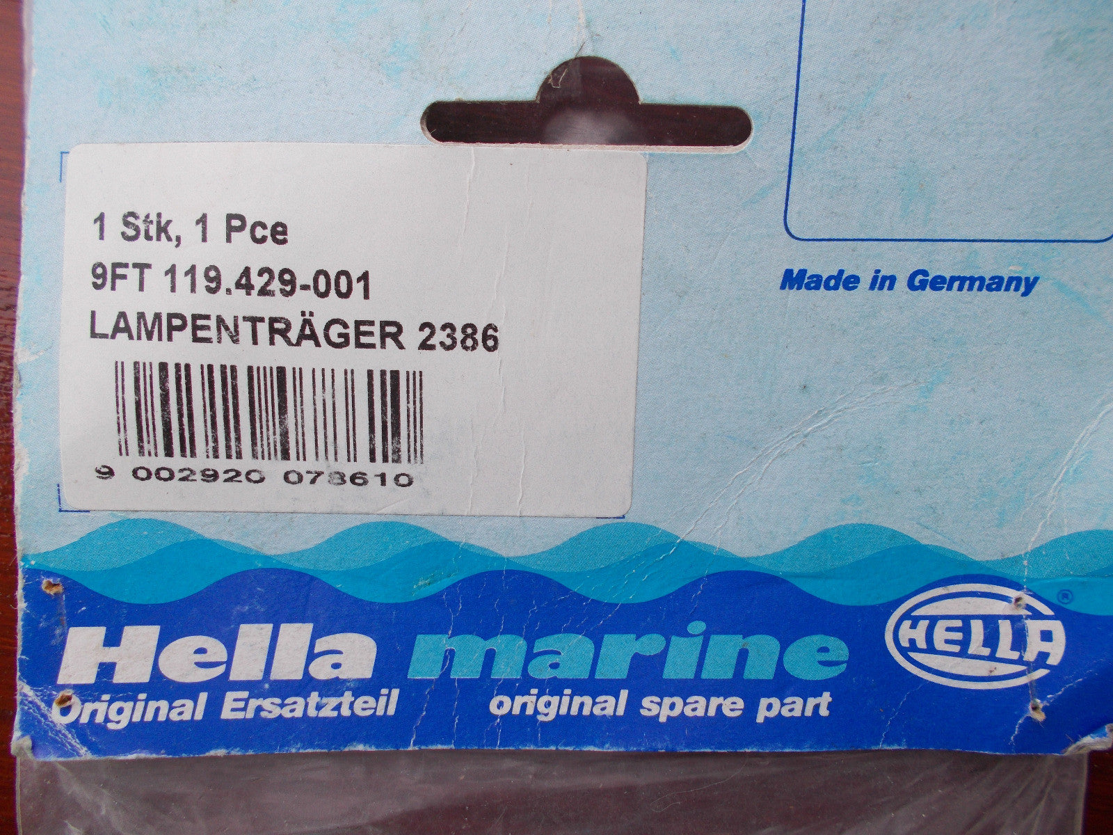 Hella Marine 9FT 119429-001 – Lampenträger 2386 (Lampeholder)